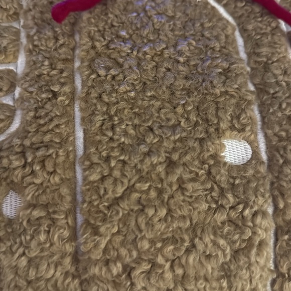 Martha Stewart large  Teddy Gingerbread House Shaped Pillow - Picture 2 of 9